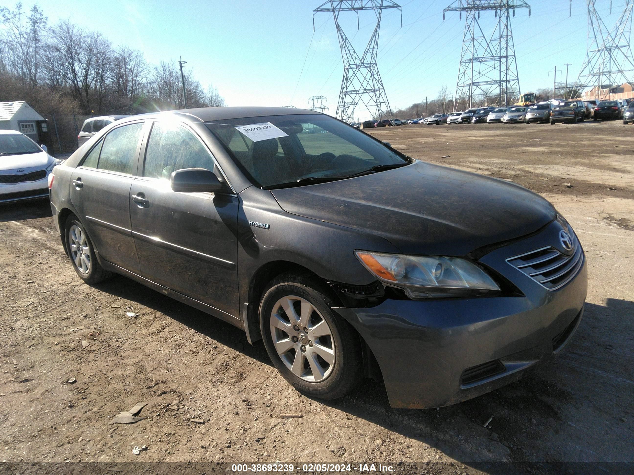 TOYOTA CAMRY 2007 4t1bb46k87u005206