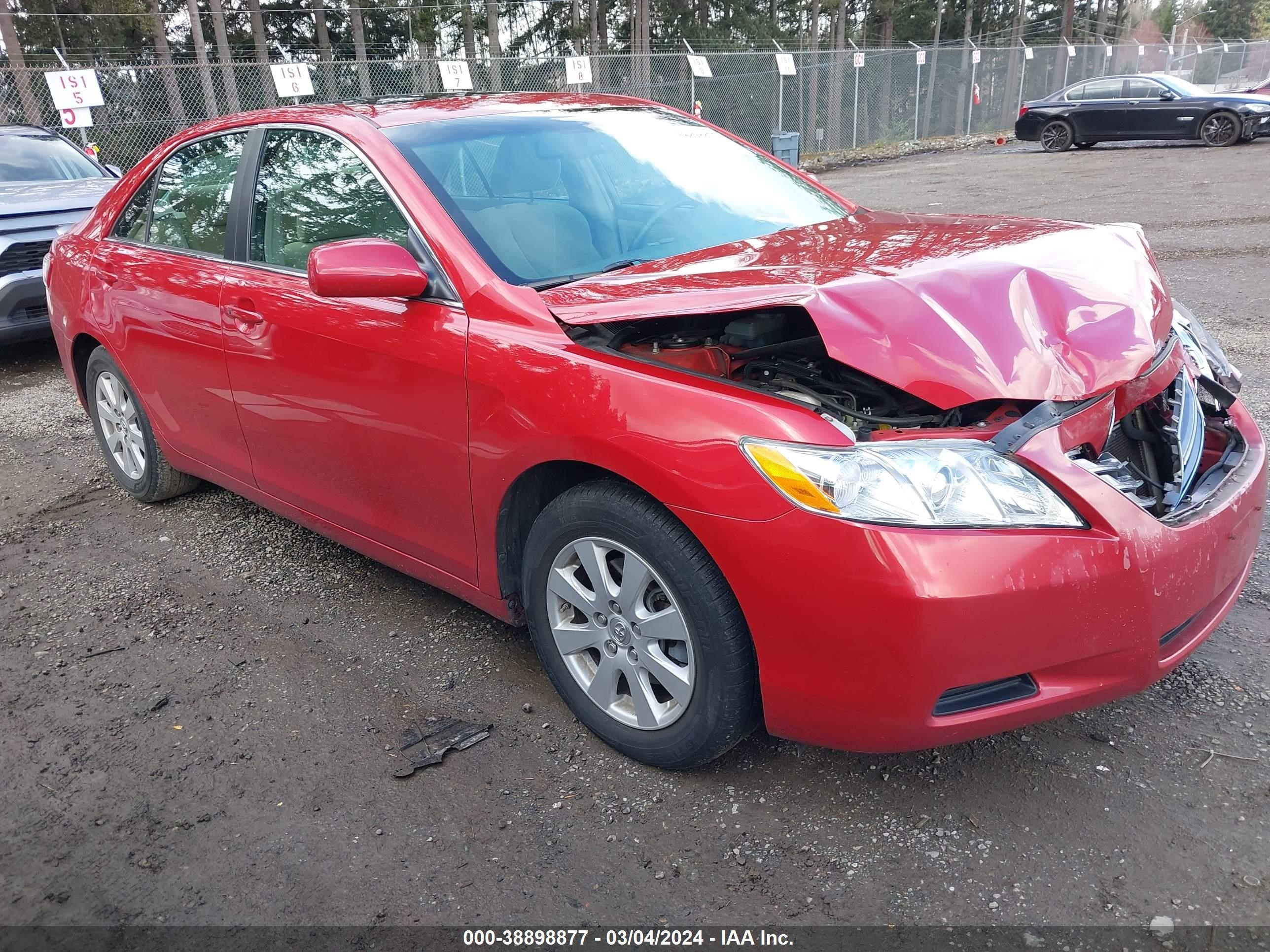 TOYOTA CAMRY 2007 4t1bb46k87u019557