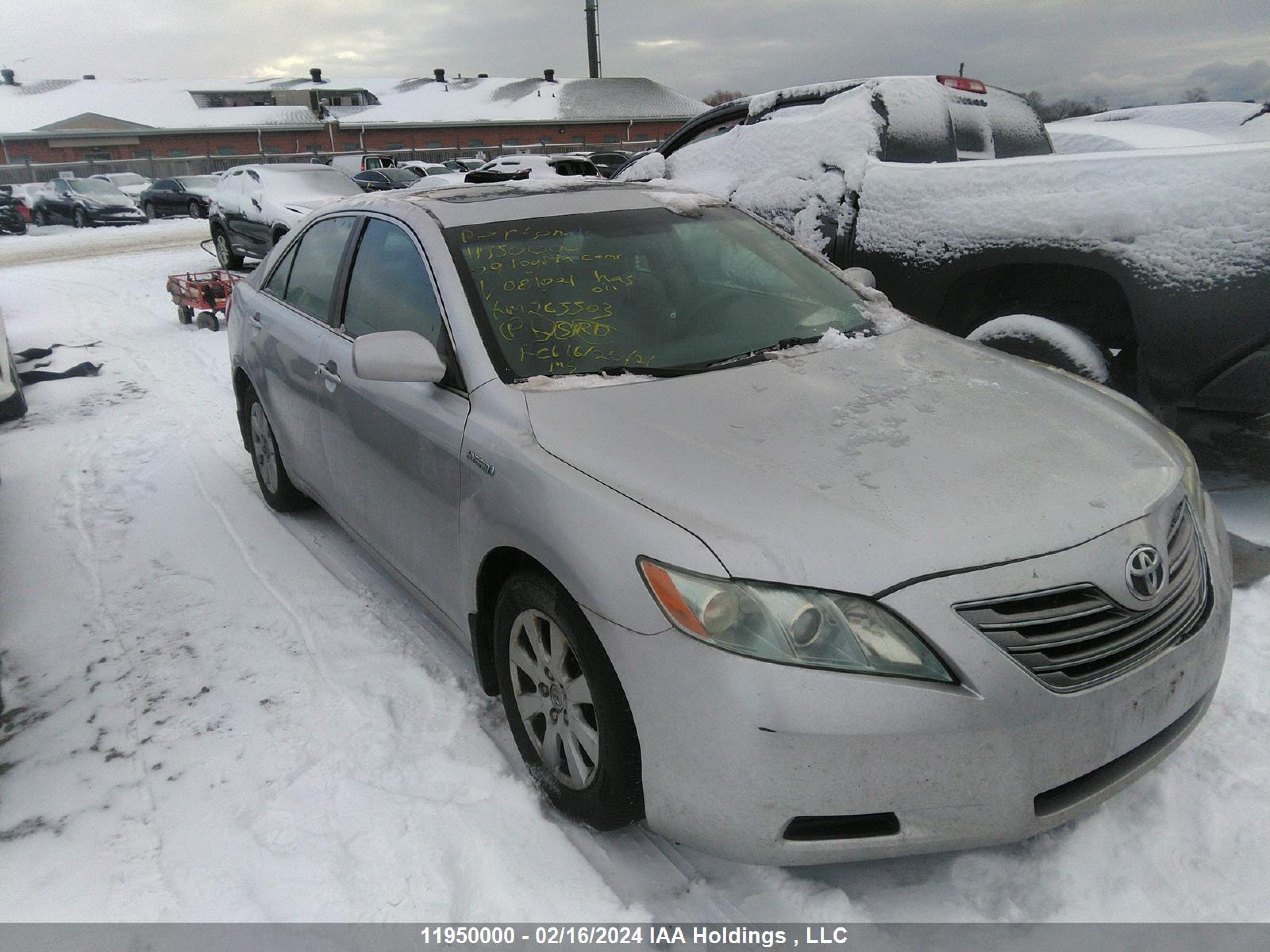 TOYOTA CAMRY 2009 4t1bb46k99u081021