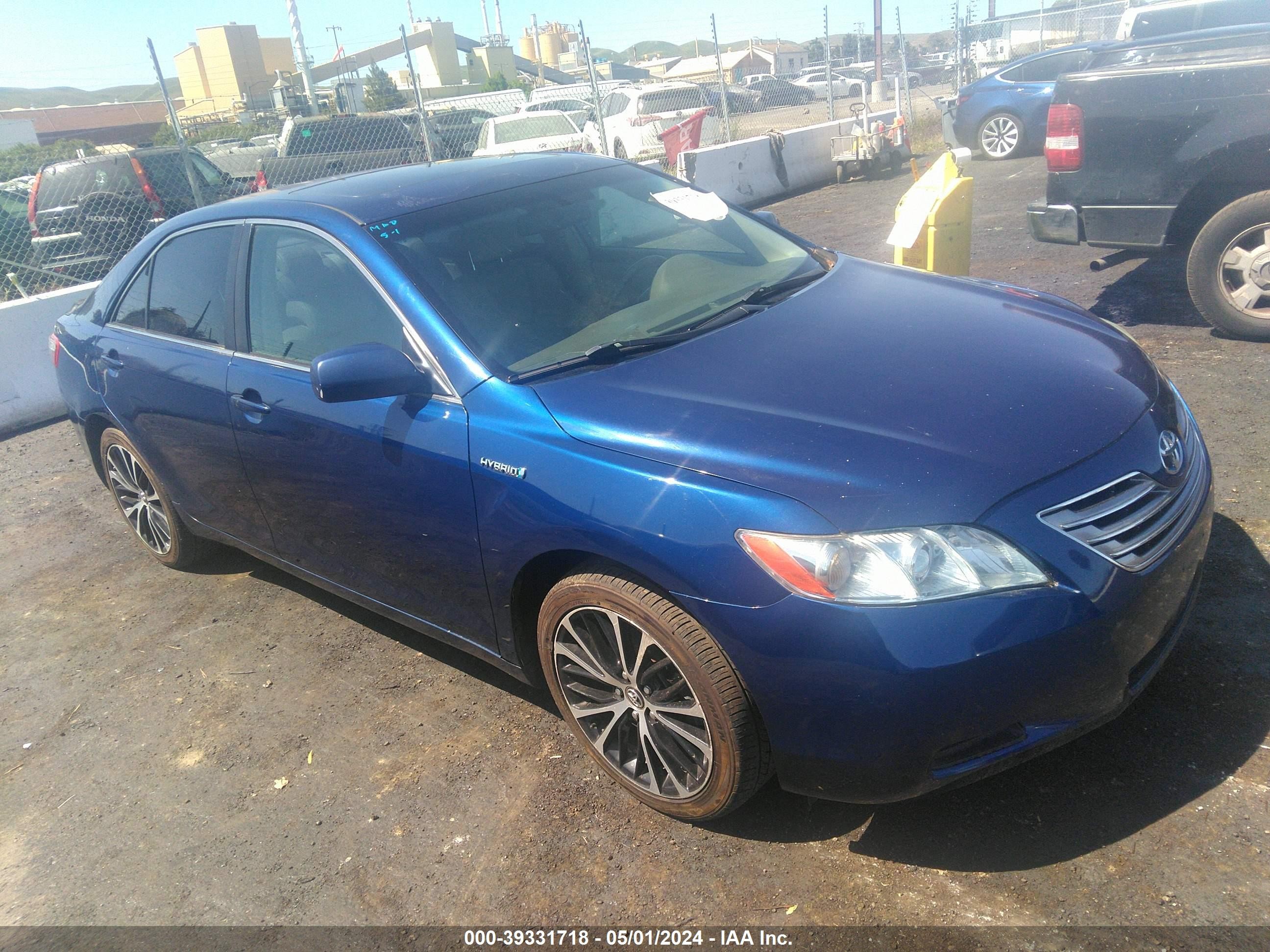 TOYOTA CAMRY 2007 4t1bb46kx7u026266