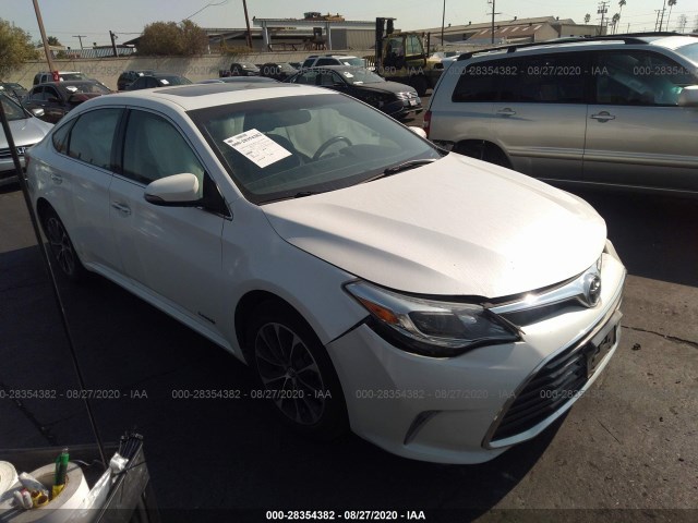 TOYOTA AVALON HYBRID 2016 4t1bd1eb0gu050120