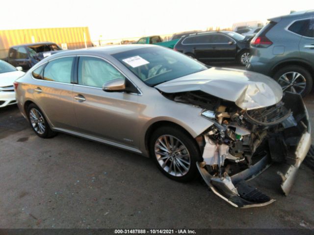 TOYOTA AVALON HYBRID 2016 4t1bd1eb1gu052149