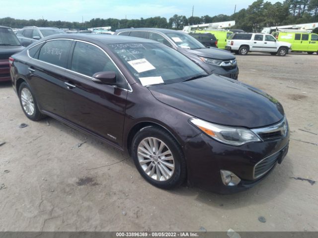 TOYOTA AVALON HYBRID 2013 4t1bd1eb2du007250