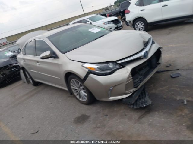 TOYOTA AVALON HYBRID 2017 4t1bd1eb2hu058656