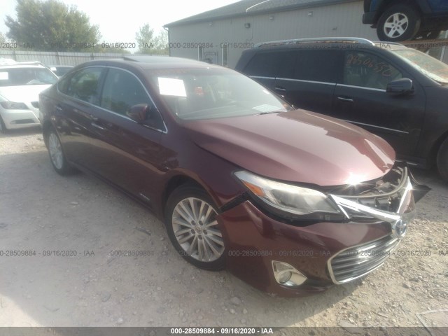 TOYOTA AVALON HYBRID 2013 4t1bd1eb3du011128