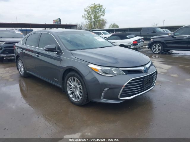 TOYOTA AVALON HYBRID 2018 4t1bd1eb3ju060549