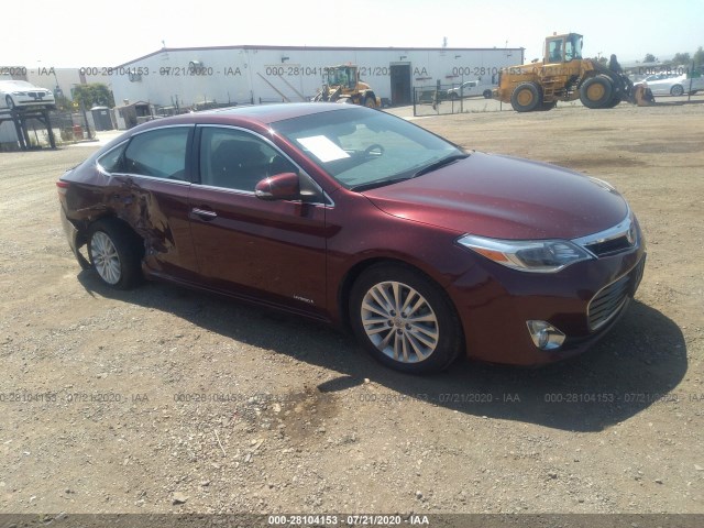 TOYOTA AVALON HYBRID 2013 4t1bd1eb5du017223