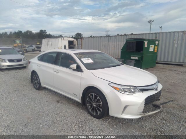 TOYOTA AVALON HYBRID 2016 4t1bd1eb5gu056656