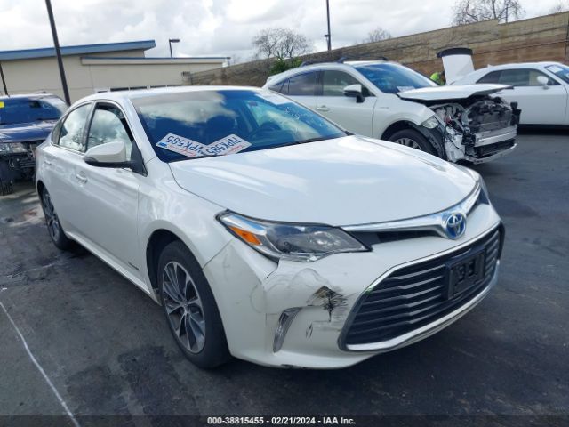 TOYOTA AVALON HYBRID 2016 4t1bd1eb8gu056442