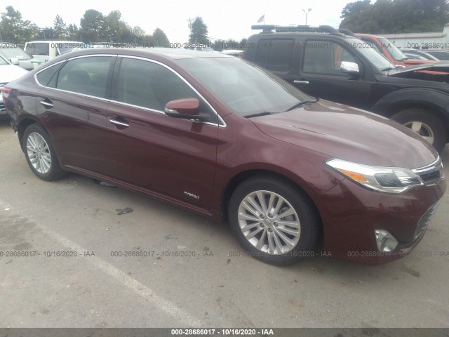 TOYOTA AVALON HYBRID 2014 4t1bd1eb9eu028372