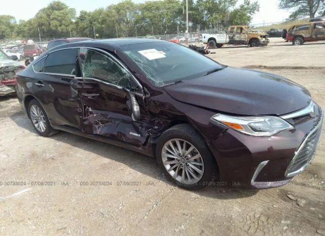 TOYOTA AVALON HYBRID 2016 4t1bd1eb9gu050181