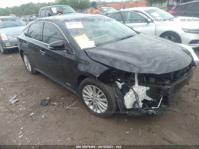 TOYOTA AVALON HYBRID 2013 4t1bd1ebxdu005004