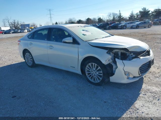 TOYOTA AVALON HYBRID 2013 4t1bd1ebxdu007237