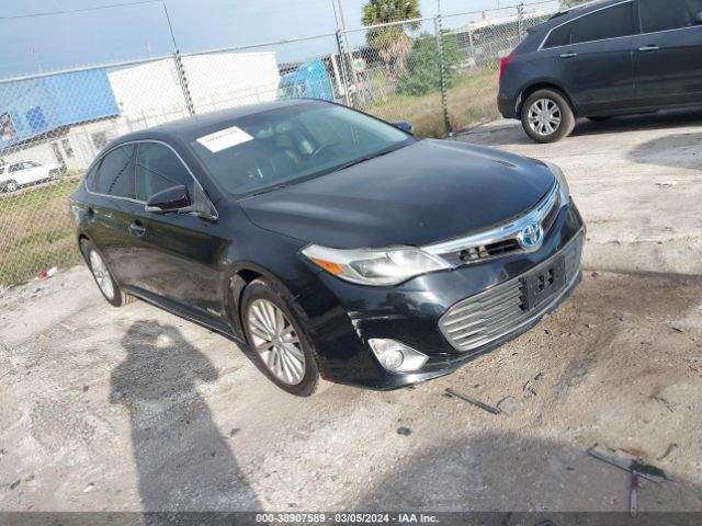 TOYOTA AVALON HYBRID 2013 4t1bd1ebxdu016424