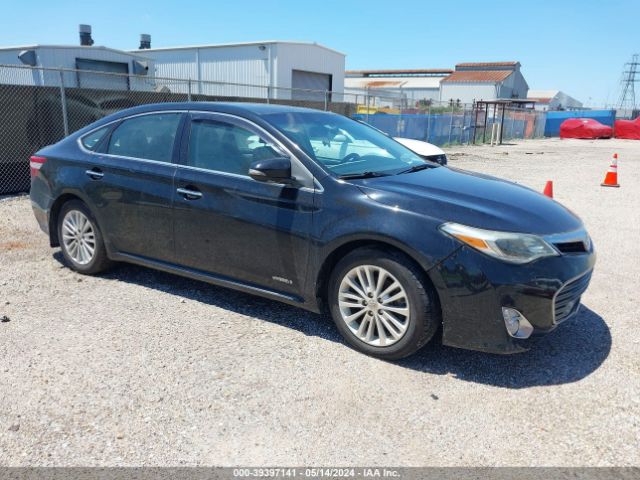 TOYOTA AVALON HYBRID 2014 4t1bd1ebxeu027070