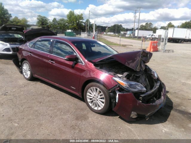 TOYOTA AVALON HYBRID 2014 4t1bd1ebxeu030034