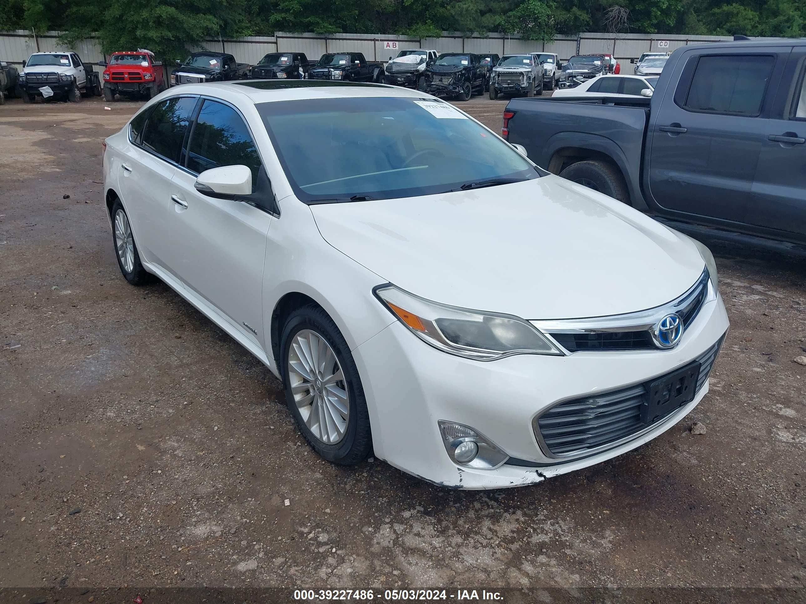 TOYOTA AVALON 2015 4t1bd1ebxfu044615