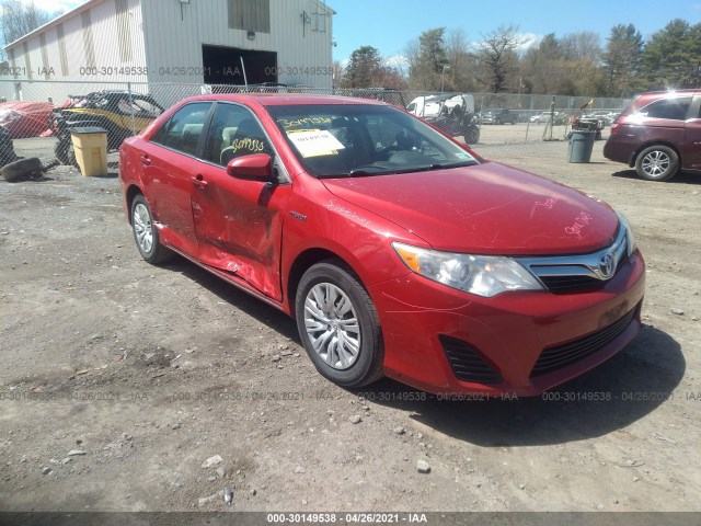 TOYOTA CAMRY HYBRID 2012 4t1bd1fk0cu014954