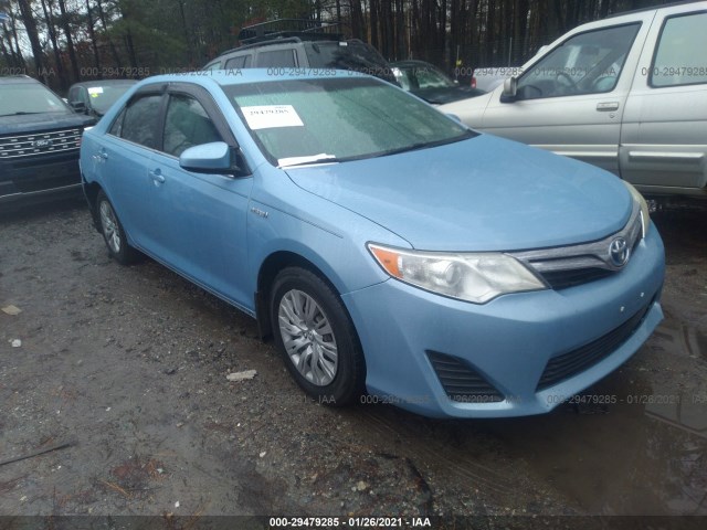 TOYOTA CAMRY HYBRID 2012 4t1bd1fk1cu028362