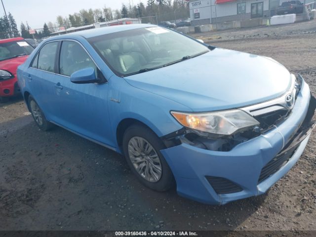 TOYOTA CAMRY HYBRID 2013 4t1bd1fk2du075627