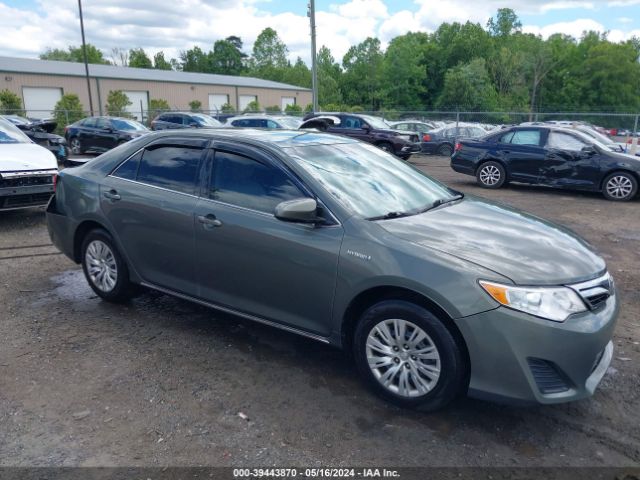 TOYOTA CAMRY HYBRID 2013 4t1bd1fk2du082707