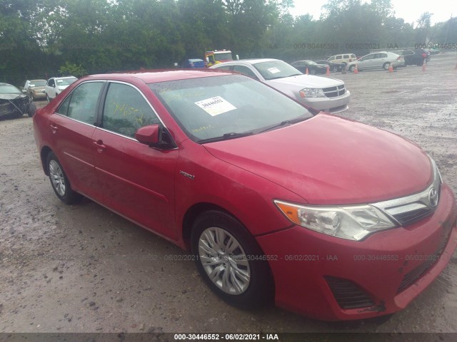 TOYOTA CAMRY HYBRID 2013 4t1bd1fk2du087132