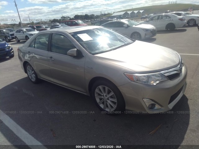 TOYOTA CAMRY HYBRID 2014 4t1bd1fk2eu133222