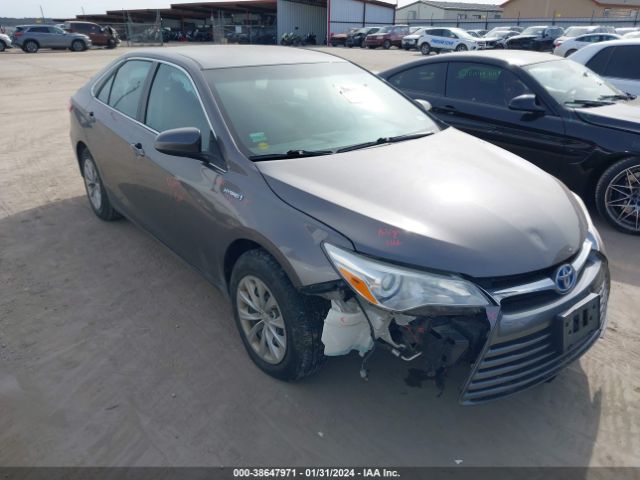 TOYOTA CAMRY HYBRID 2017 4t1bd1fk2hu221126