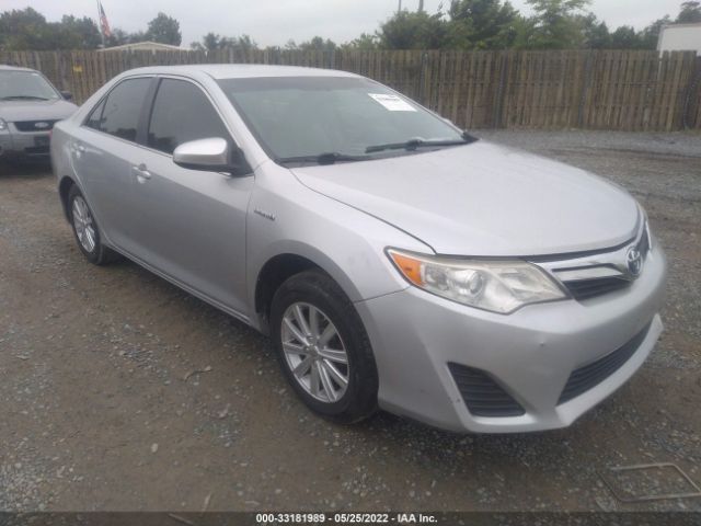 TOYOTA CAMRY HYBRID 2012 4t1bd1fk4cu006615