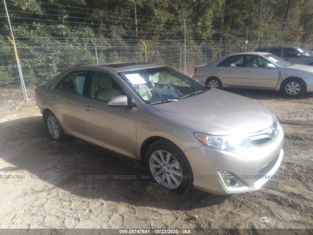 TOYOTA CAMRY HYBRID 2013 4t1bd1fk4du080702