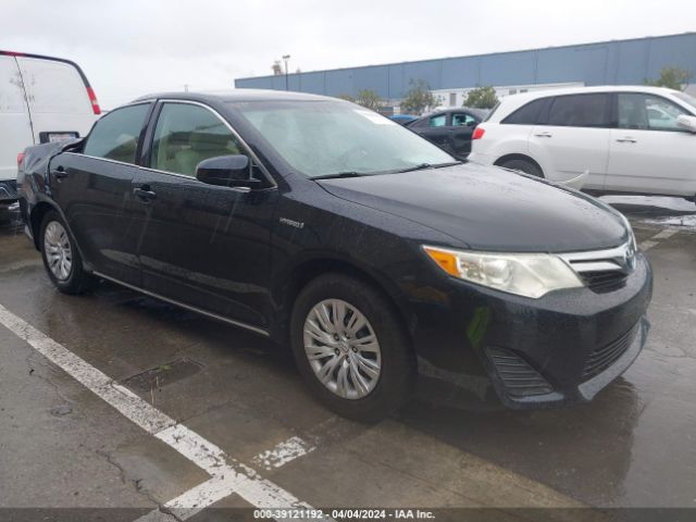 TOYOTA CAMRY HYBRID 2012 4t1bd1fk5cu009099