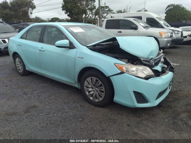 TOYOTA CAMRY HYBRID 2013 4t1bd1fk5du091207