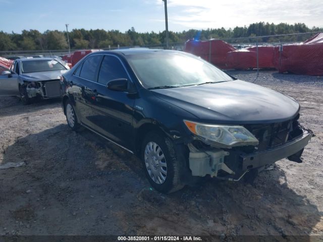 TOYOTA CAMRY HYBRID 2012 4t1bd1fk6cu021388