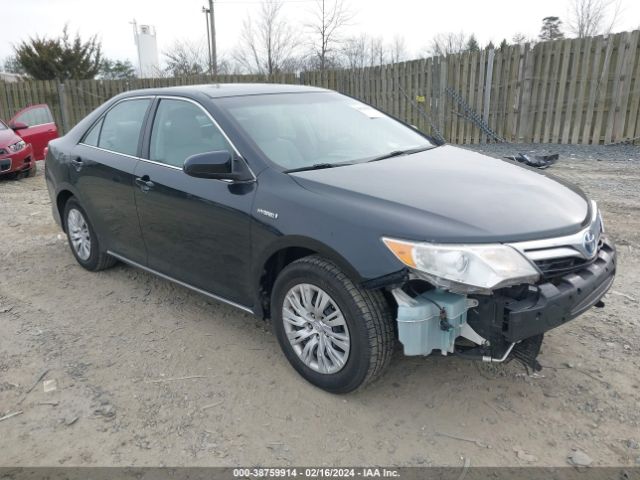 TOYOTA CAMRY HYBRID 2012 4t1bd1fk7cu011761