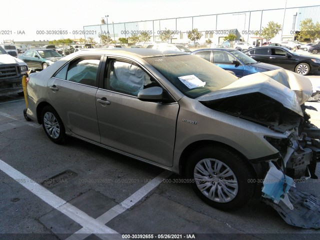 TOYOTA CAMRY HYBRID 2013 4t1bd1fk7du064879