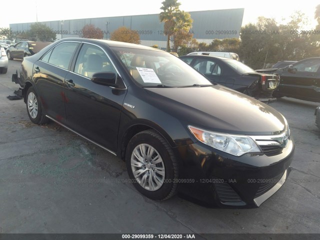 TOYOTA CAMRY HYBRID 2013 4t1bd1fk7du092214