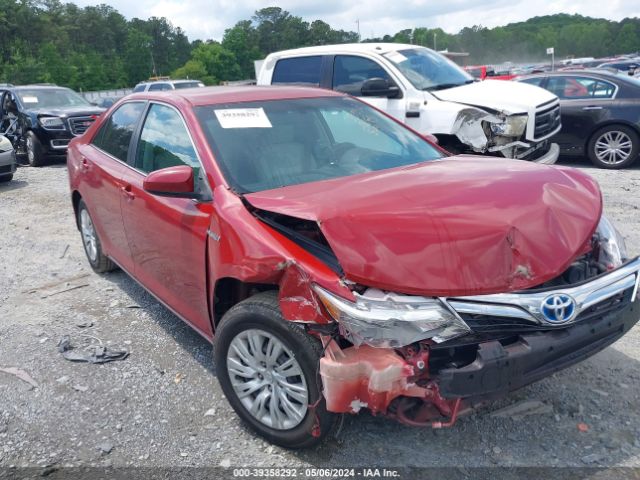 TOYOTA CAMRY HYBRID 2012 4t1bd1fk8cu008562