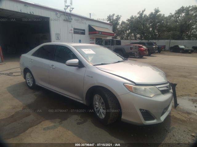 TOYOTA CAMRY HYBRID 2013 4t1bd1fkxdu080011