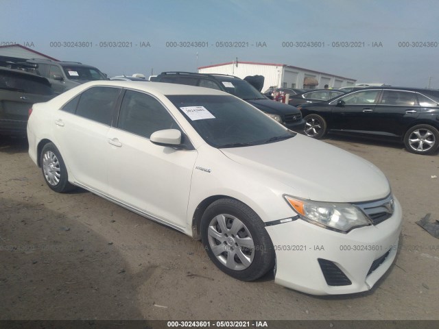 TOYOTA CAMRY HYBRID 2013 4t1bd1fkxdu085418