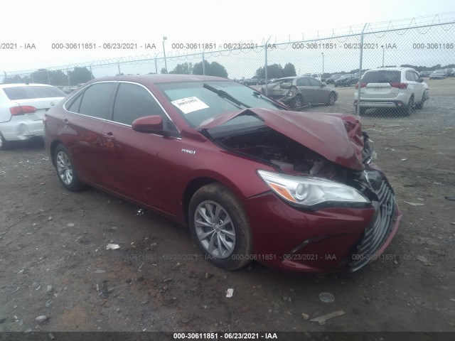 TOYOTA CAMRY HYBRID 2016 4t1bd1fkxgu182655