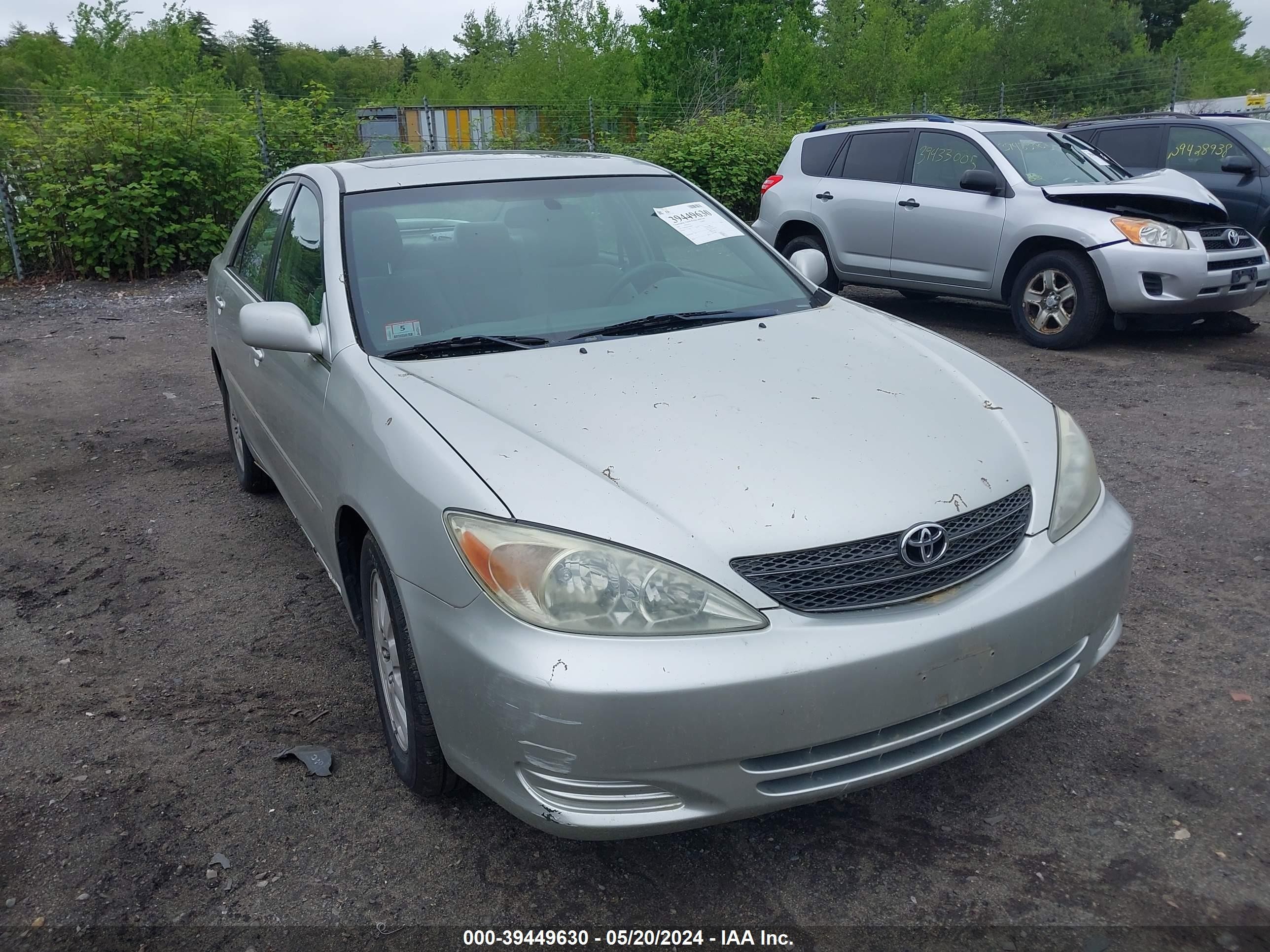 TOYOTA CAMRY 2002 4t1be30k02u086446