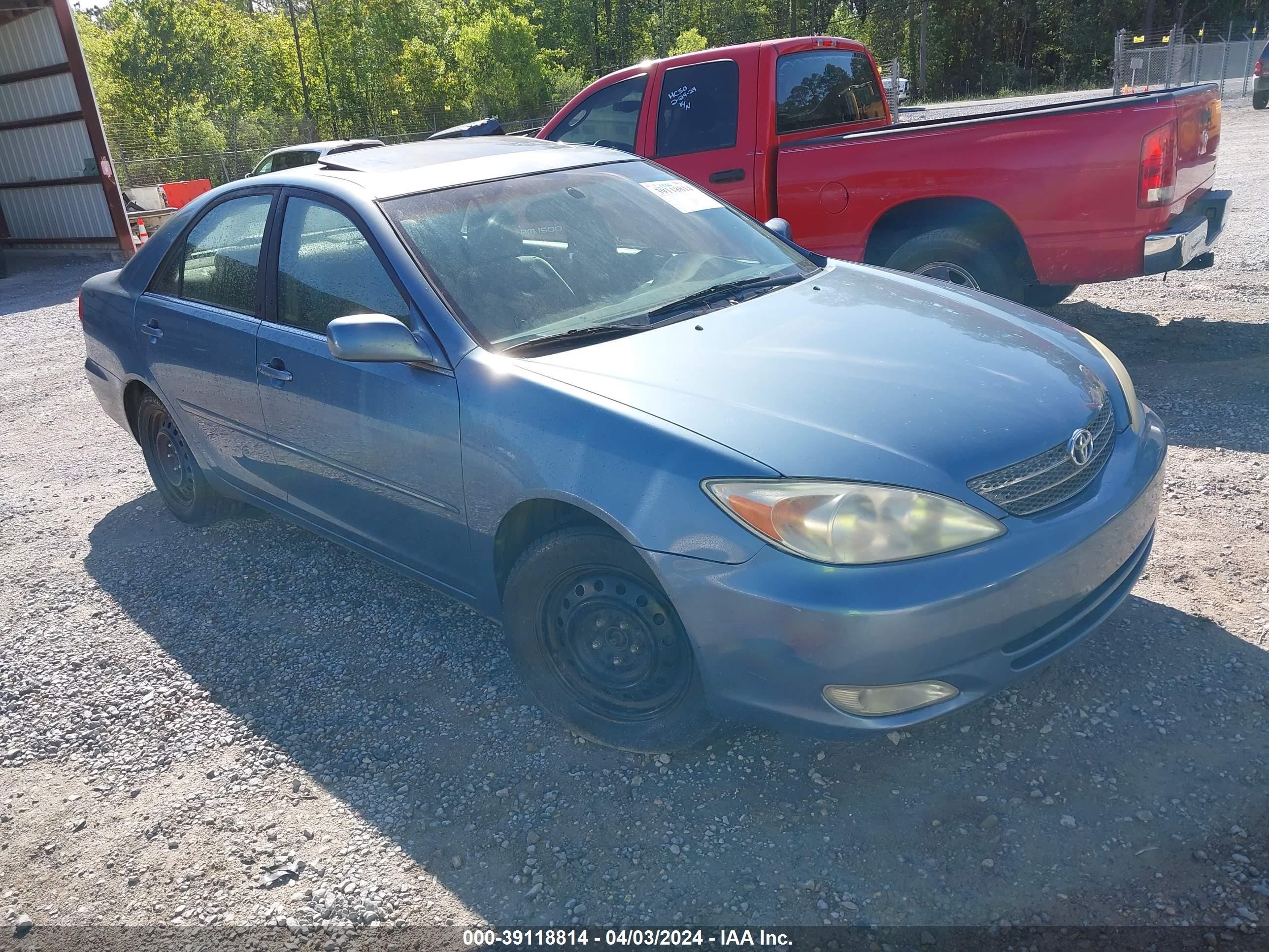 TOYOTA CAMRY 2003 4t1be30k03u678429