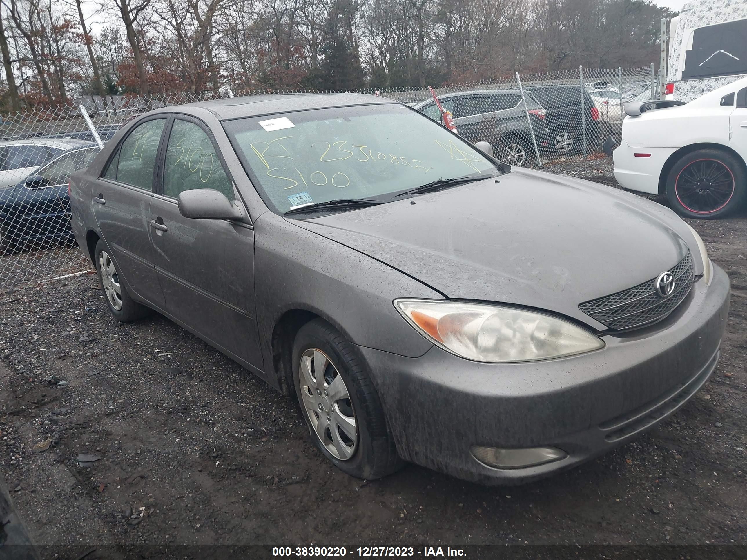 TOYOTA CAMRY 2004 4t1be30k04u898154