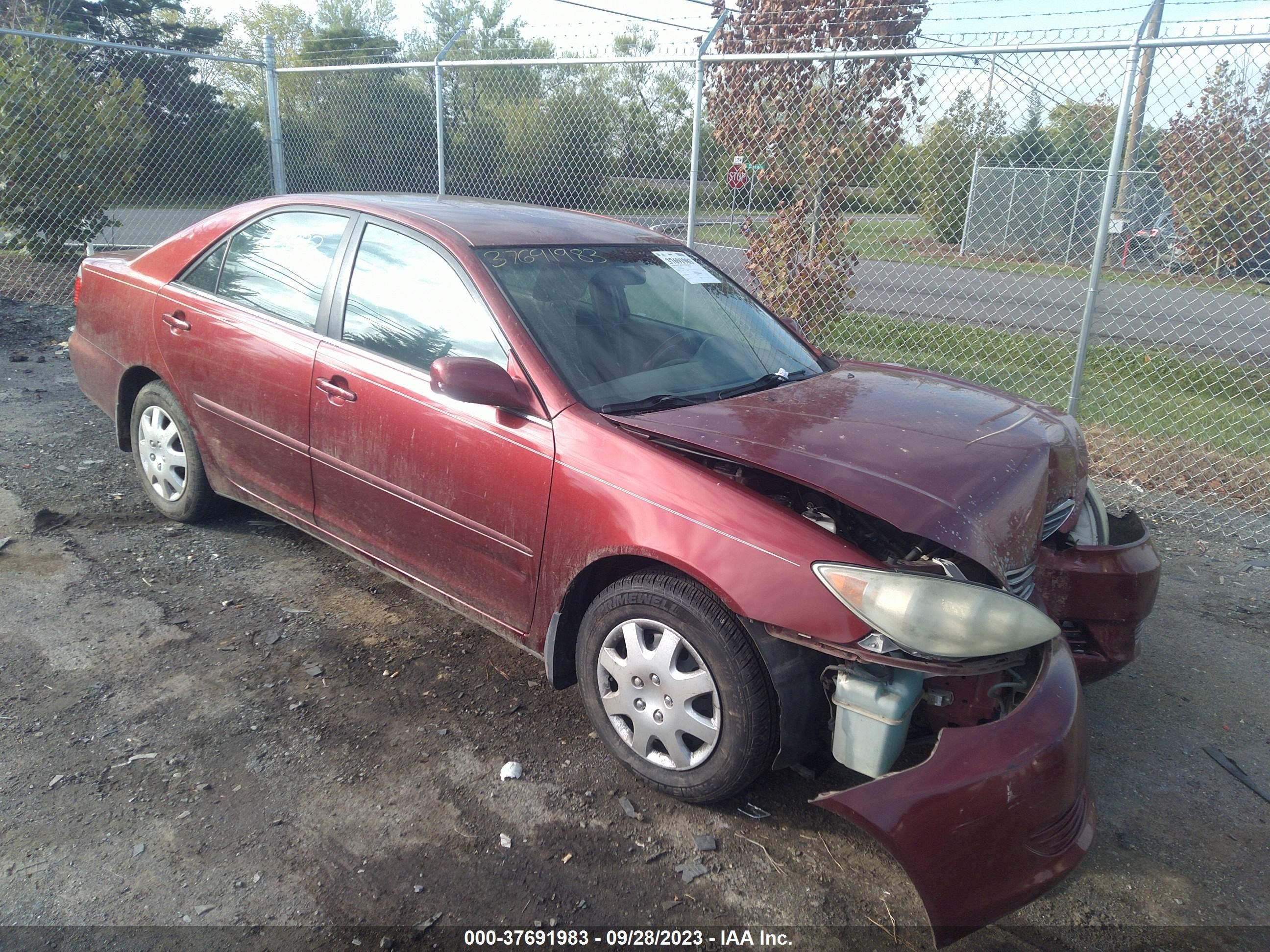 TOYOTA CAMRY 2005 4t1be30k05u395080