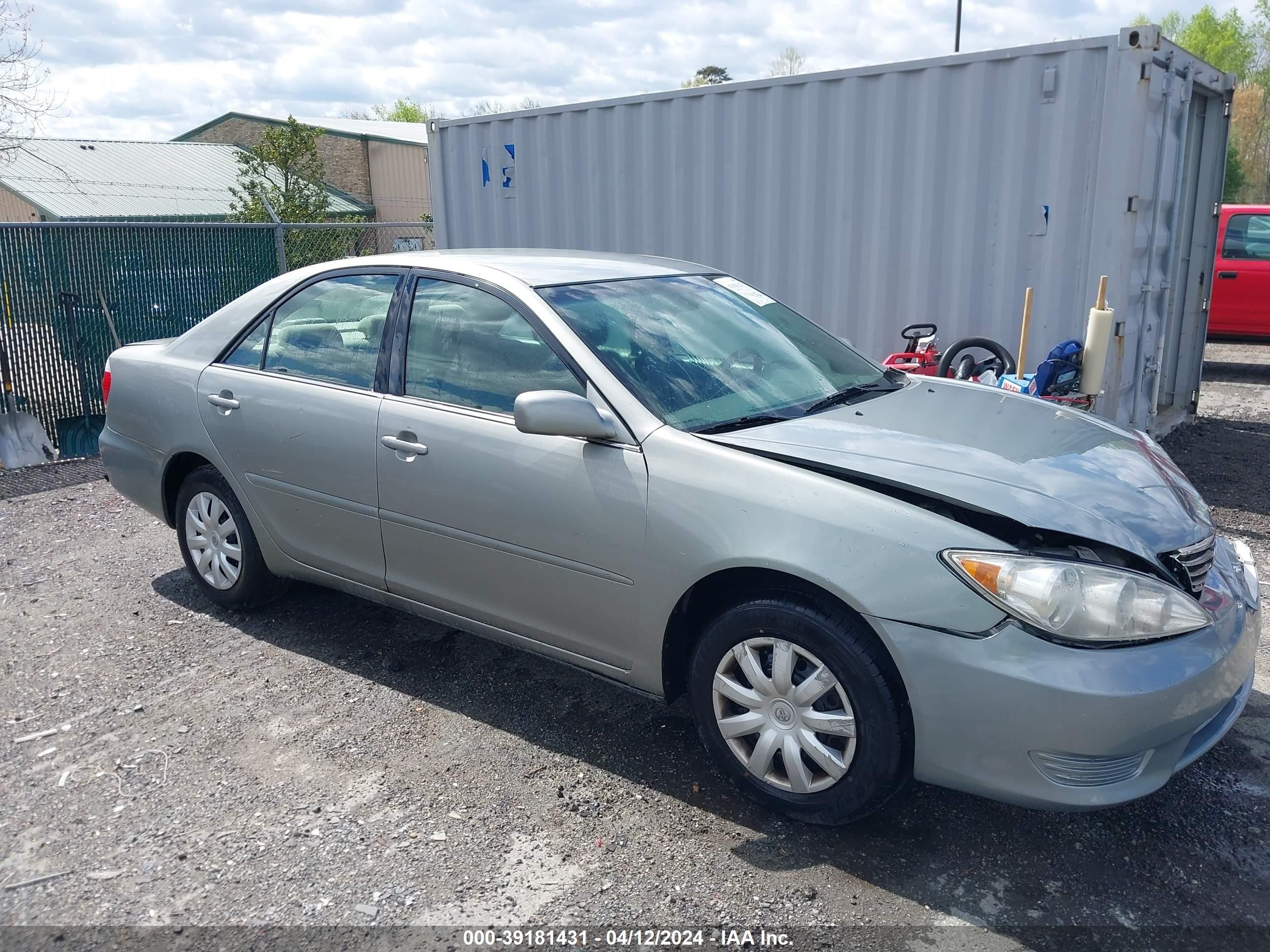 TOYOTA CAMRY 2005 4t1be30k05u559184