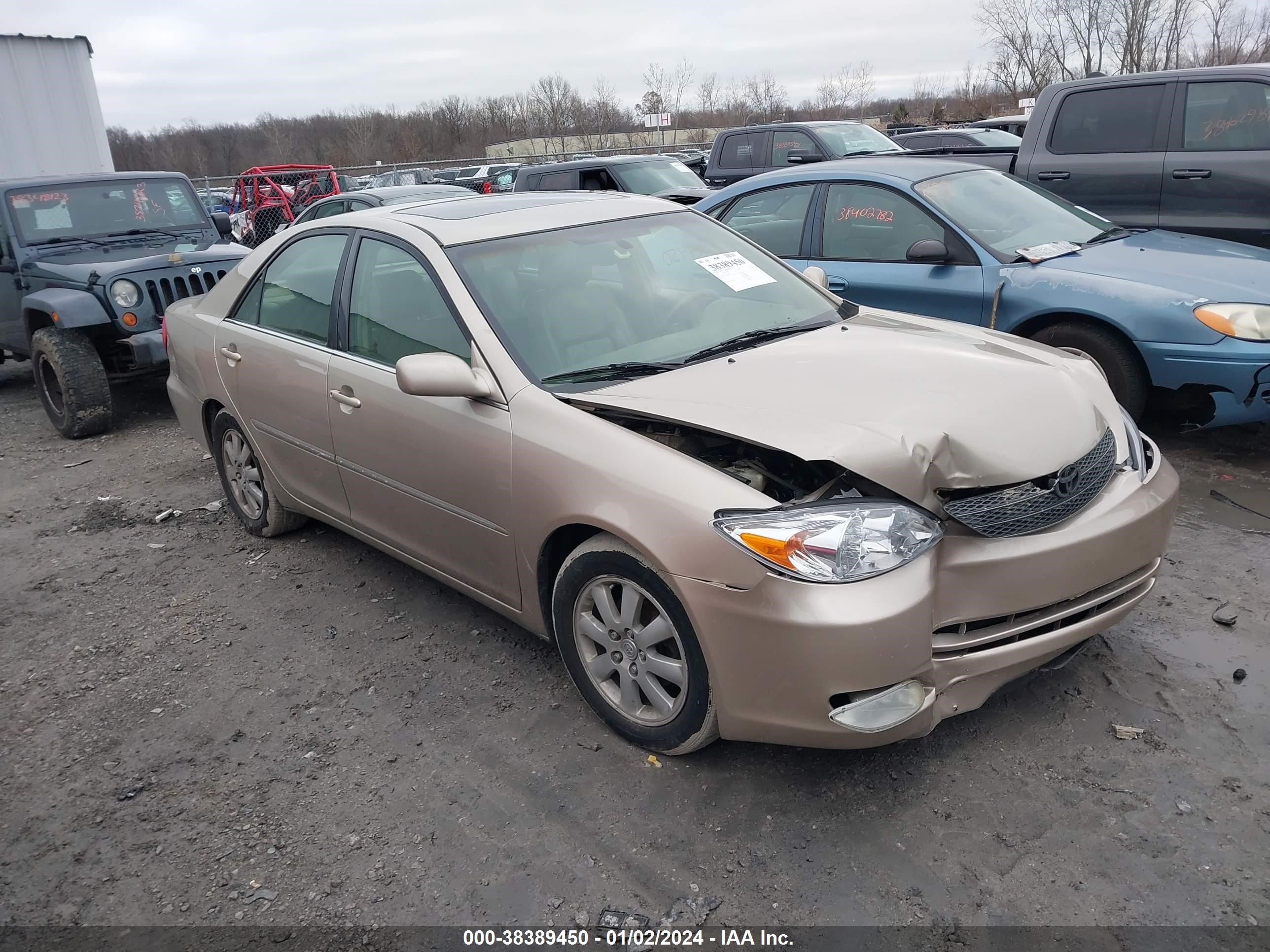 TOYOTA CAMRY 2004 4t1be30k14u902387