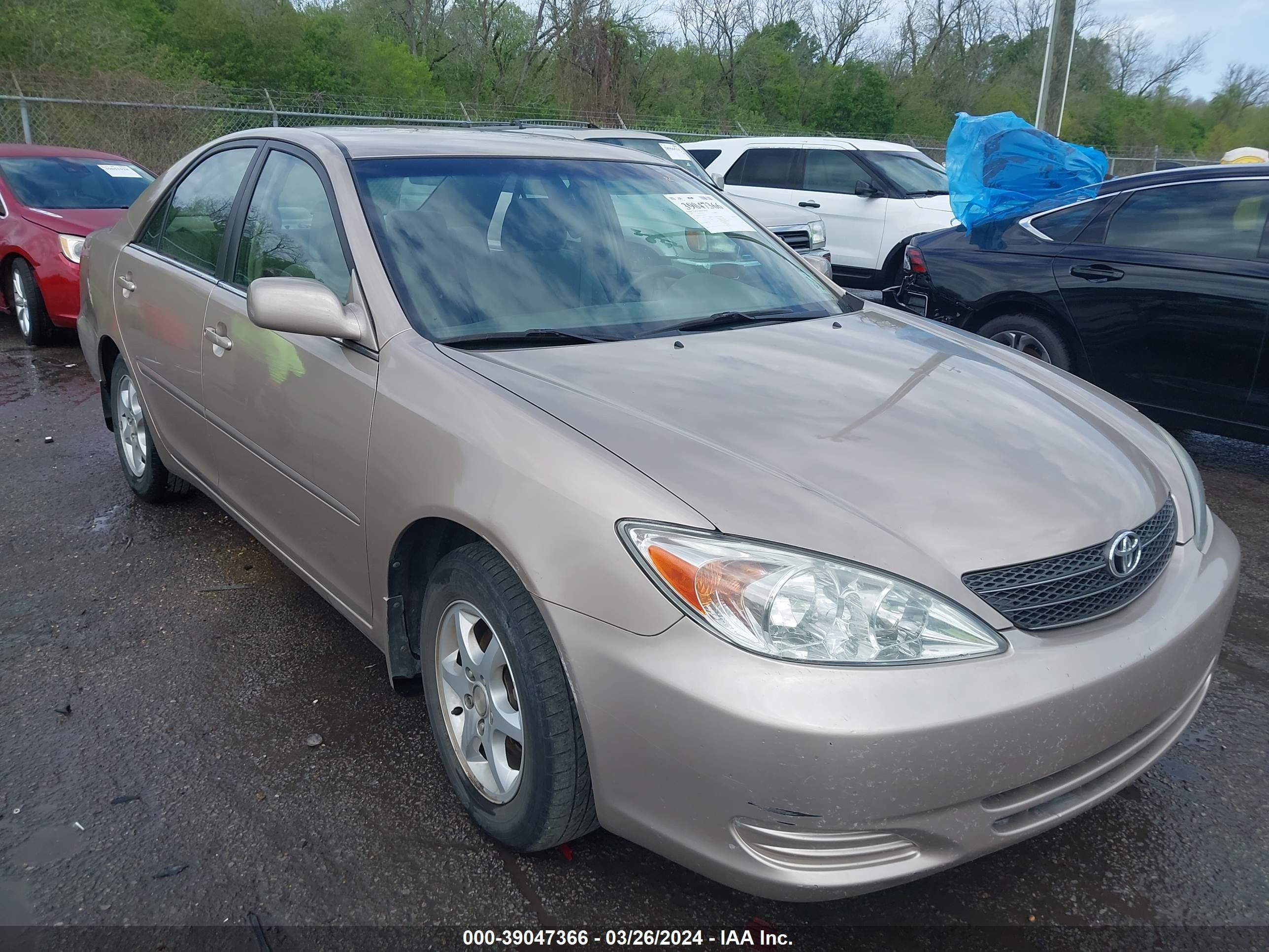 TOYOTA CAMRY 2002 4t1be30k22u025874