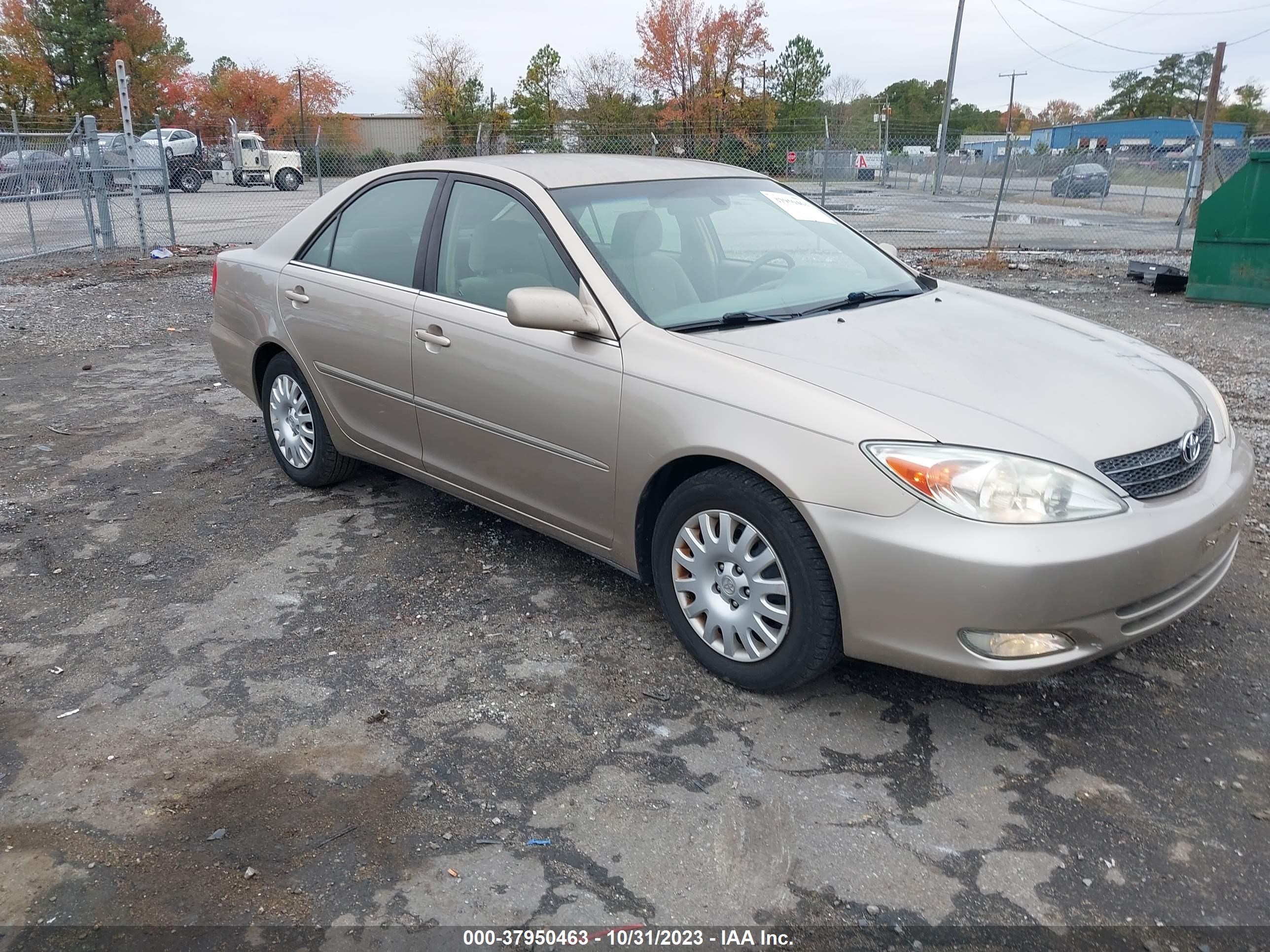 TOYOTA CAMRY 2003 4t1be30k23u152352