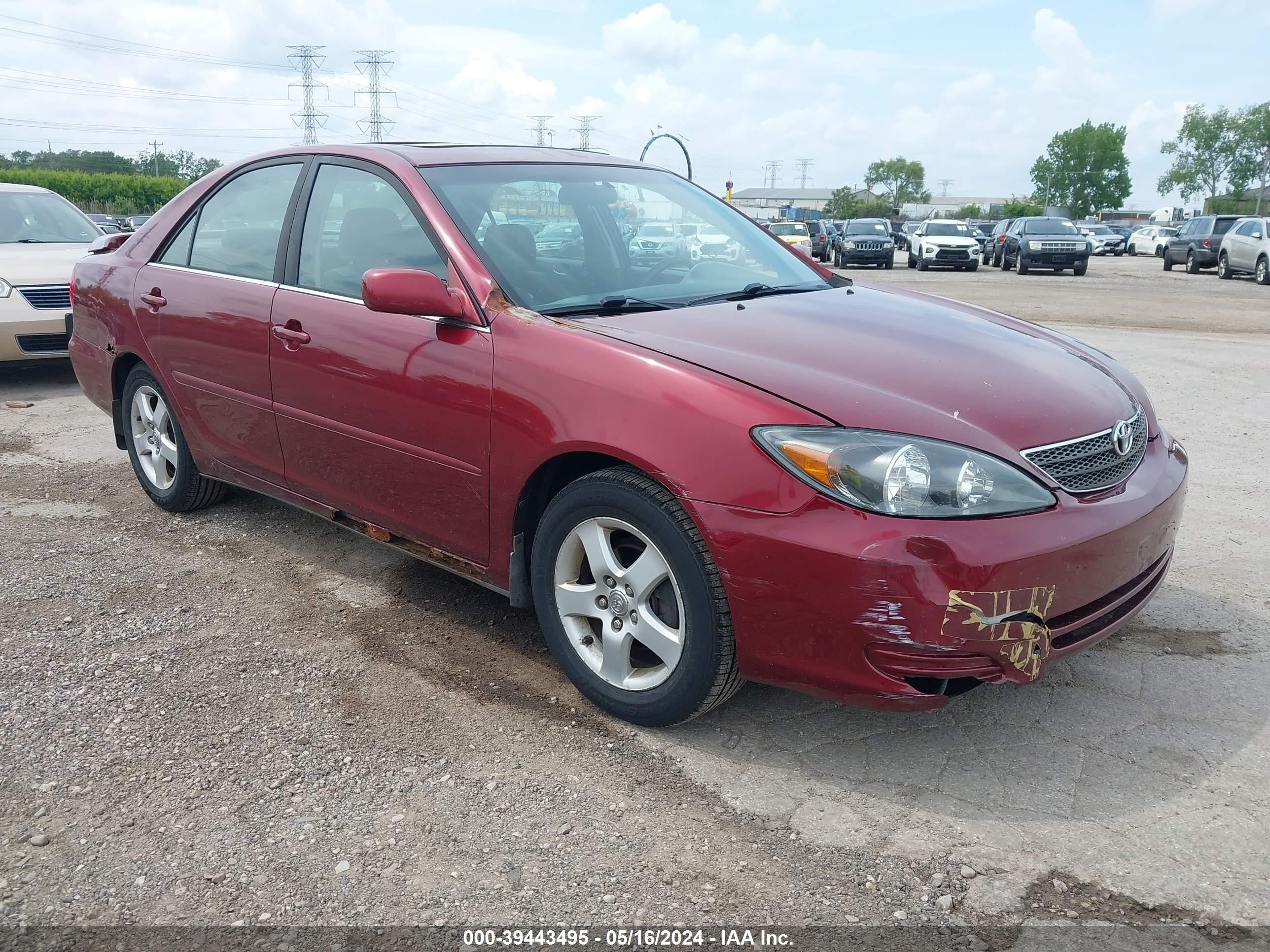 TOYOTA CAMRY 2003 4t1be30k23u231083