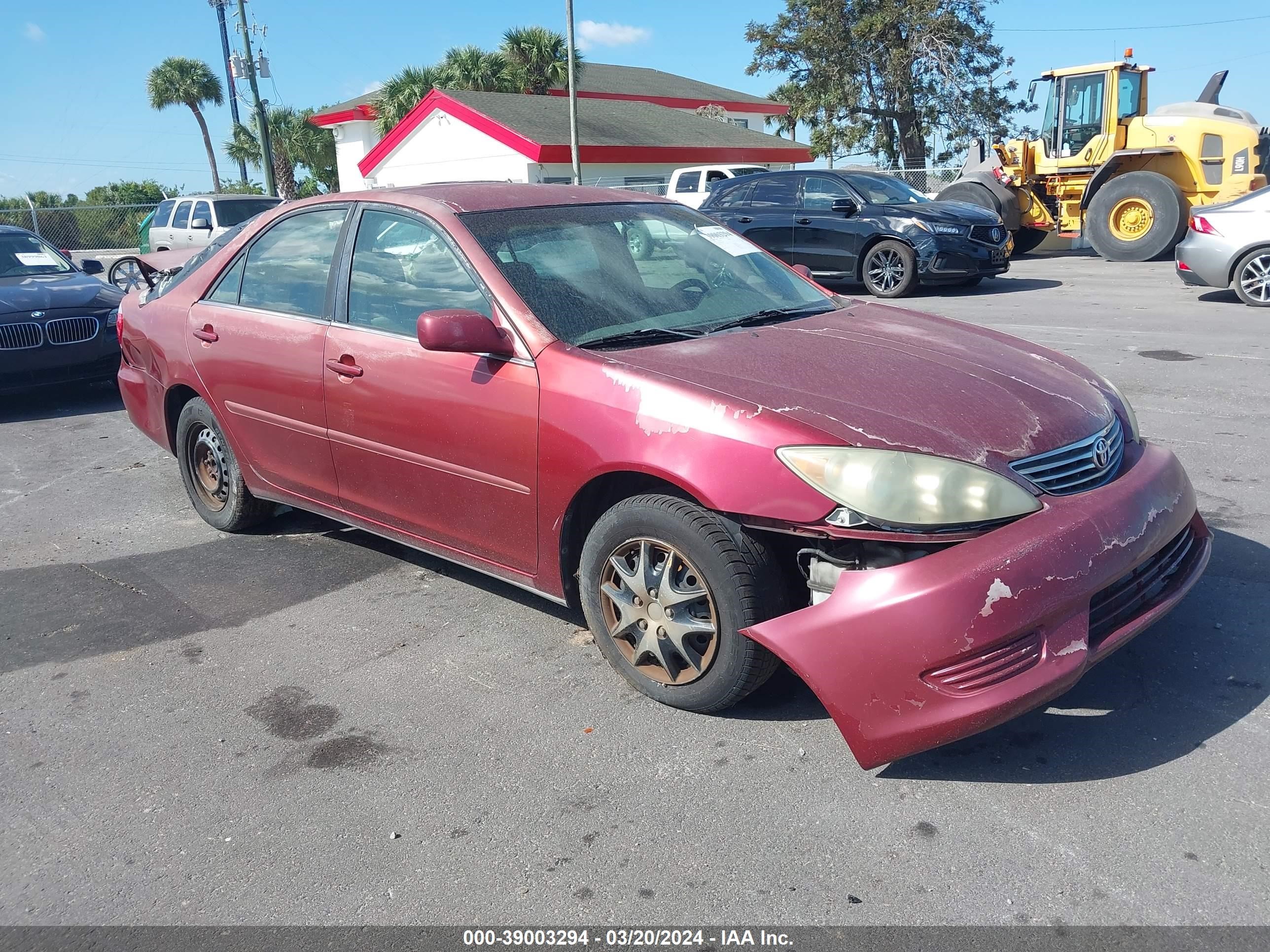 TOYOTA CAMRY 2005 4t1be30k25u066879